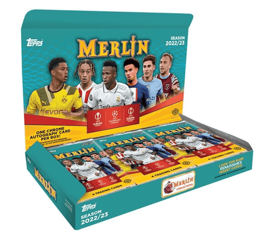 Best Deal - 22-23 Topps Merlin Chrome  UEFA Club Competitions Soccer Hobby Box Cards