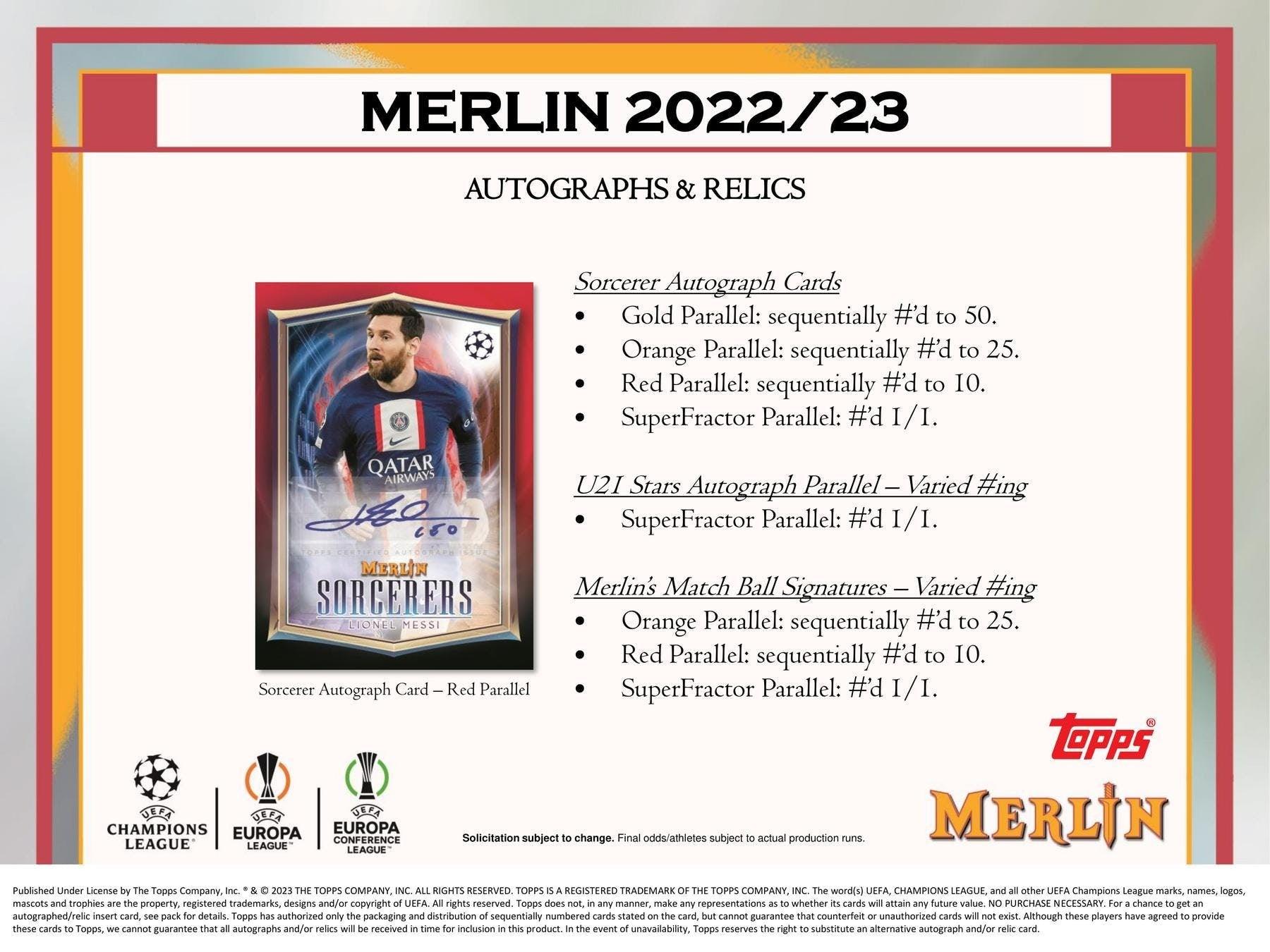 Best Deal - 22-23 Topps Merlin Chrome  UEFA Club Competitions Soccer Hobby Box Cards