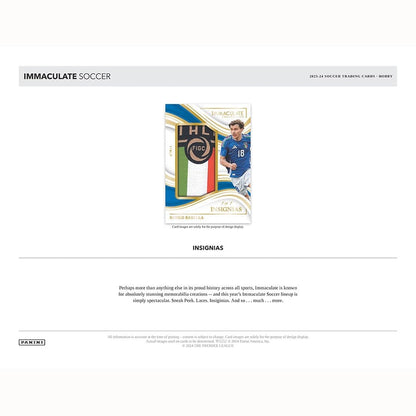 Best Deal - 2023/24 Panini Immaculate Soccer Hobby Box