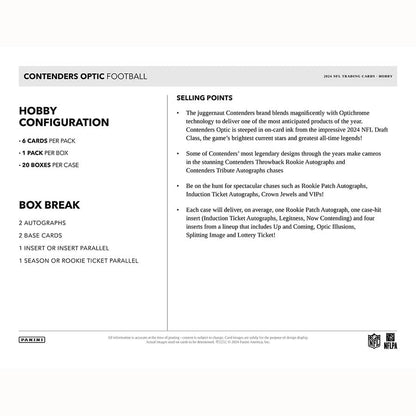 Best Deal - 2024 Panini CONTENDERS OPTIC Football Hobby Box