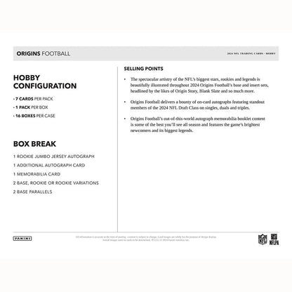 Best Deal - 2024 Panini Origins Football Hobby Box