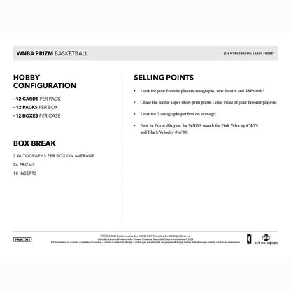 Best Deal - Panini Prizm WNBA 2024 Hobby Box