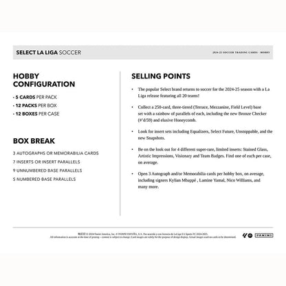 Best Deal - Panini Select La Liga Soccer 2024-25 Hobby Box