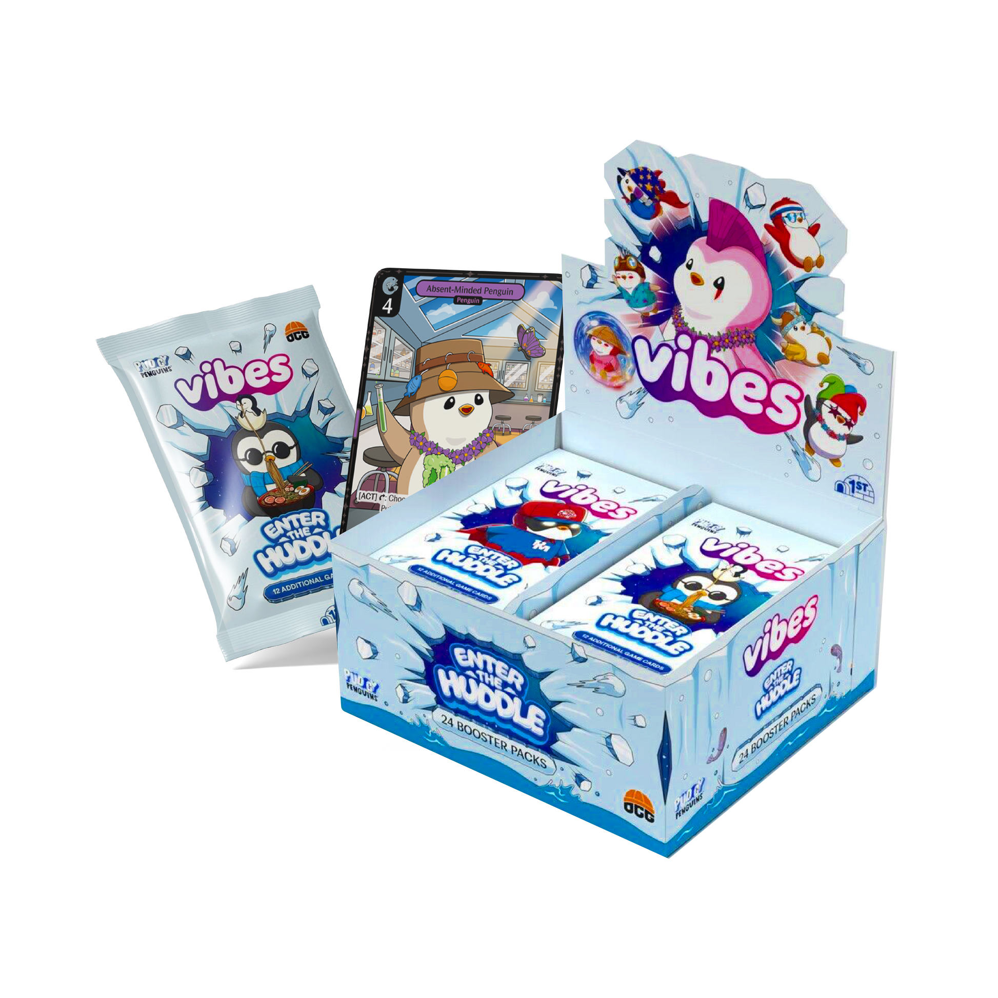 Best Deal - Vibes Pudgy Penguins 1st Edition TCG Booster Box