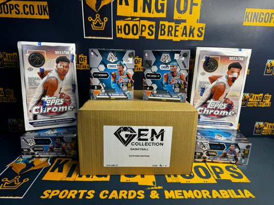 Best Deal - Basketball Break #1579 12-box SUNDAY MEGA - Gem Collection - Topps Chrome & Mosiac mixer - random team break