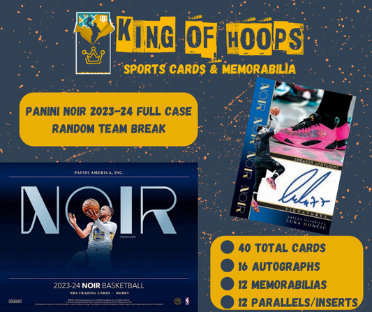 Best Deal - Basketball Break #1590 NOIR 2023-24 4-box (full case) - random team break