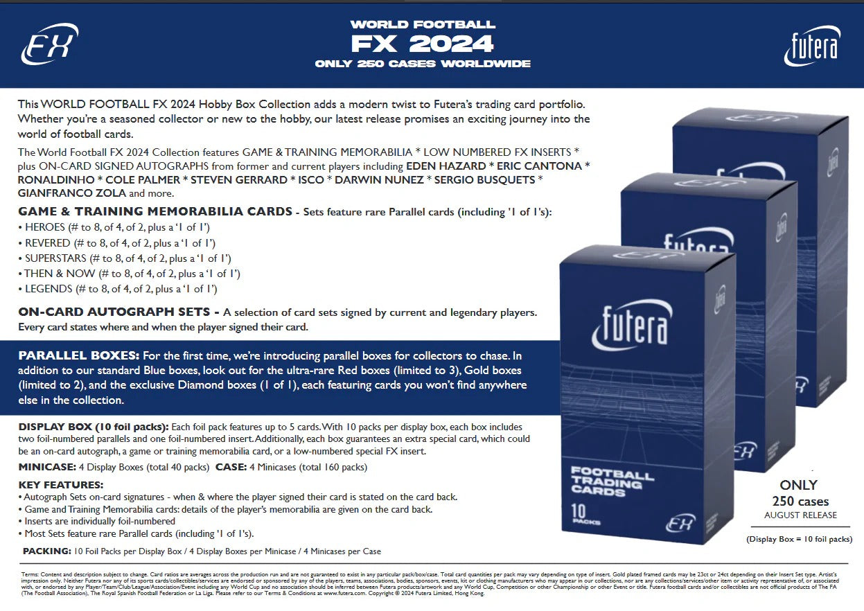 Best Deal - 2024 Futera FX World Football FX Soccer Hobby Box
