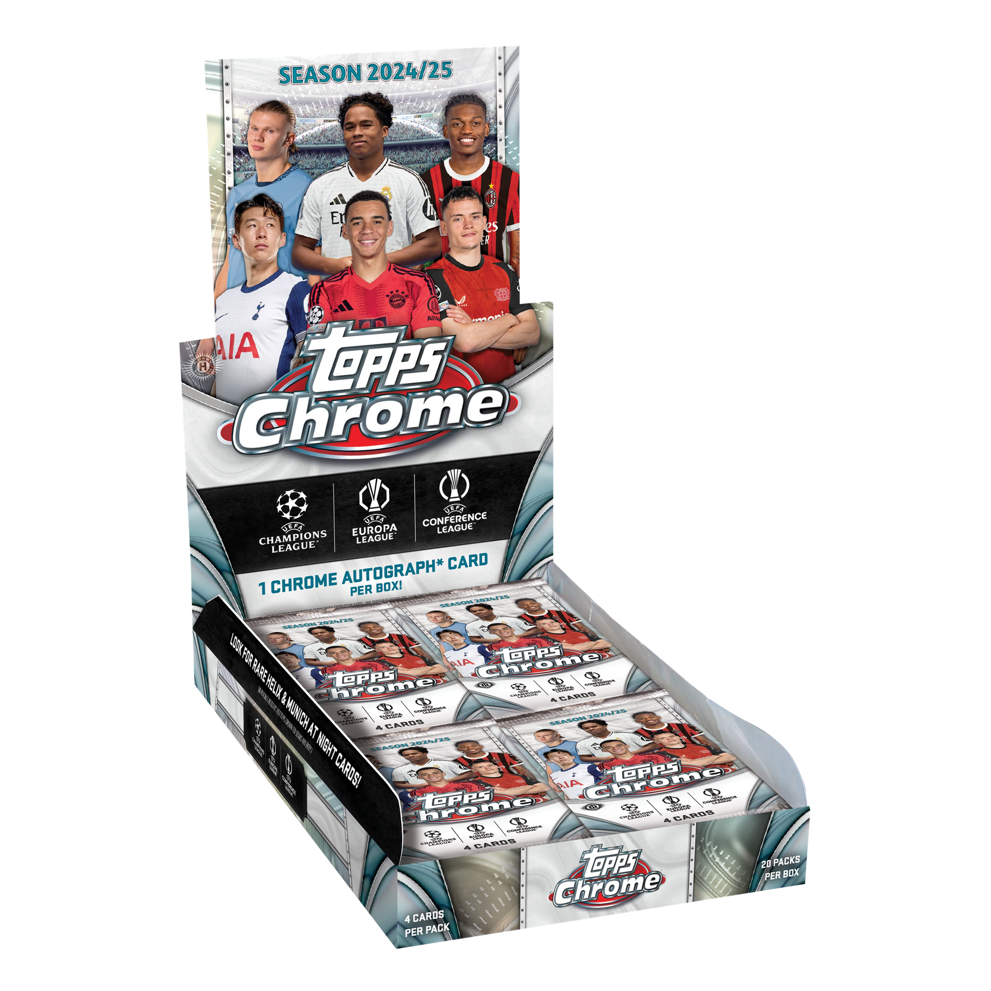Best Deal - 2024-25 Topps Chrome UEFA Club Competitions Soccer Hobby Box
