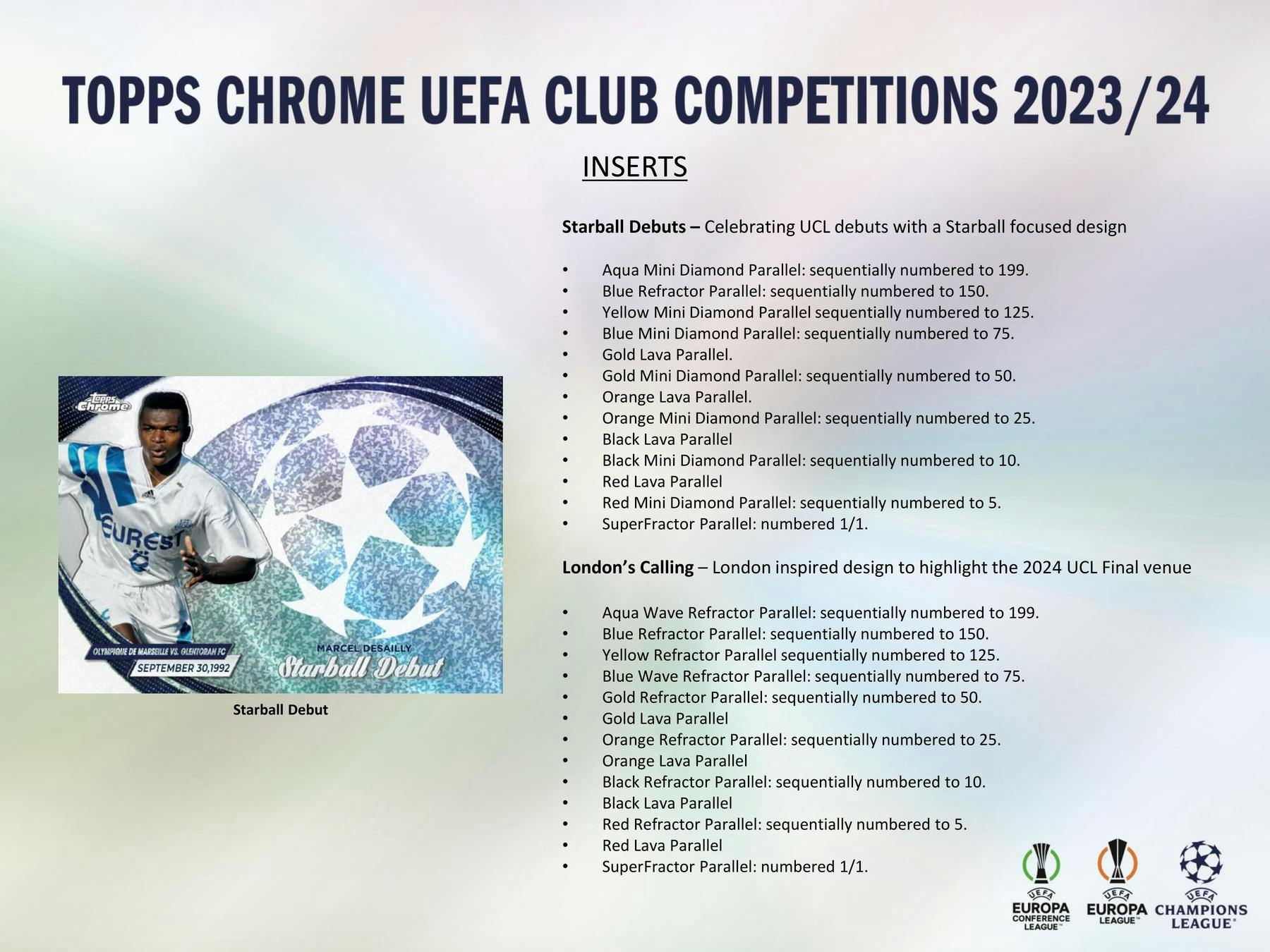 Best Deal - 2023-24 Topps Chrome UEFA Club Competitions Football Soccer Hobby Box