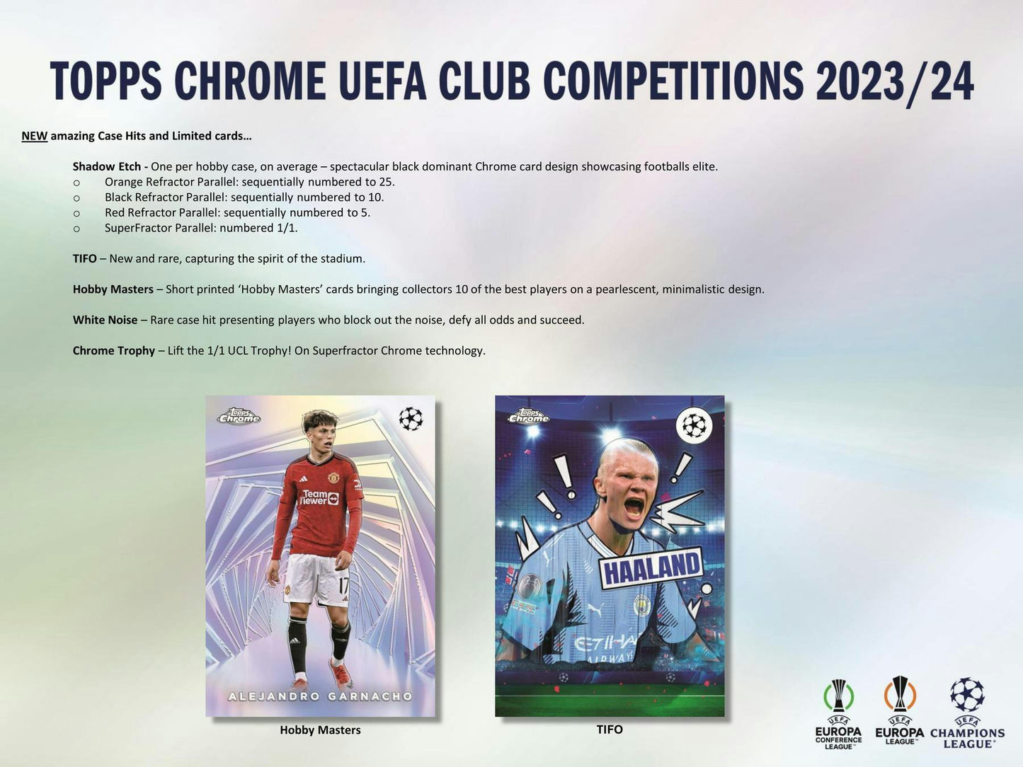 Best Deal - 2023-24 Topps Chrome UEFA Club Competitions Football Soccer Hobby Box