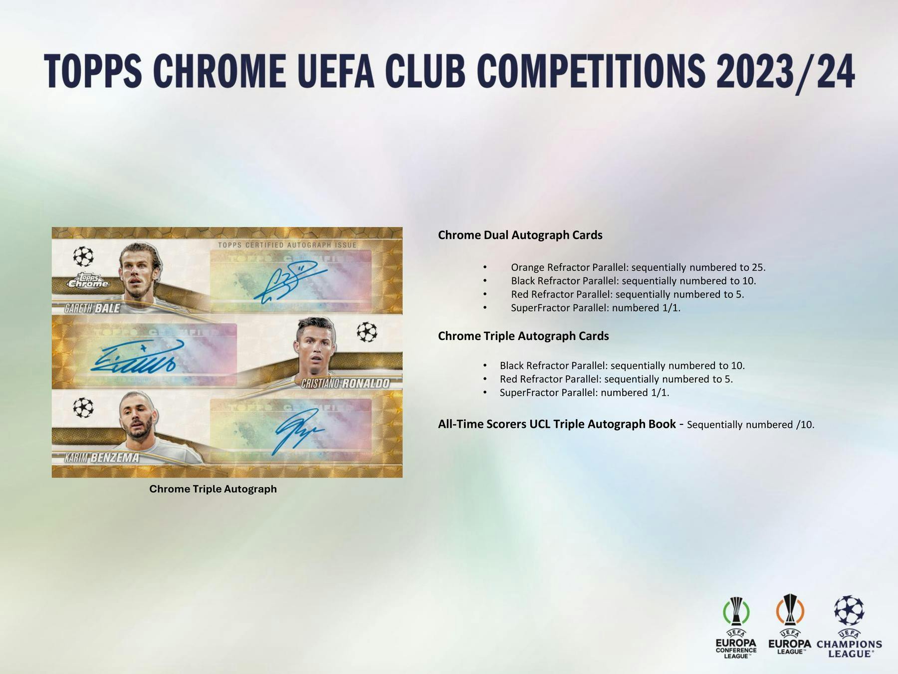 Best Deal - 2023-24 Topps Chrome UEFA Club Competitions Football Soccer Hobby Box