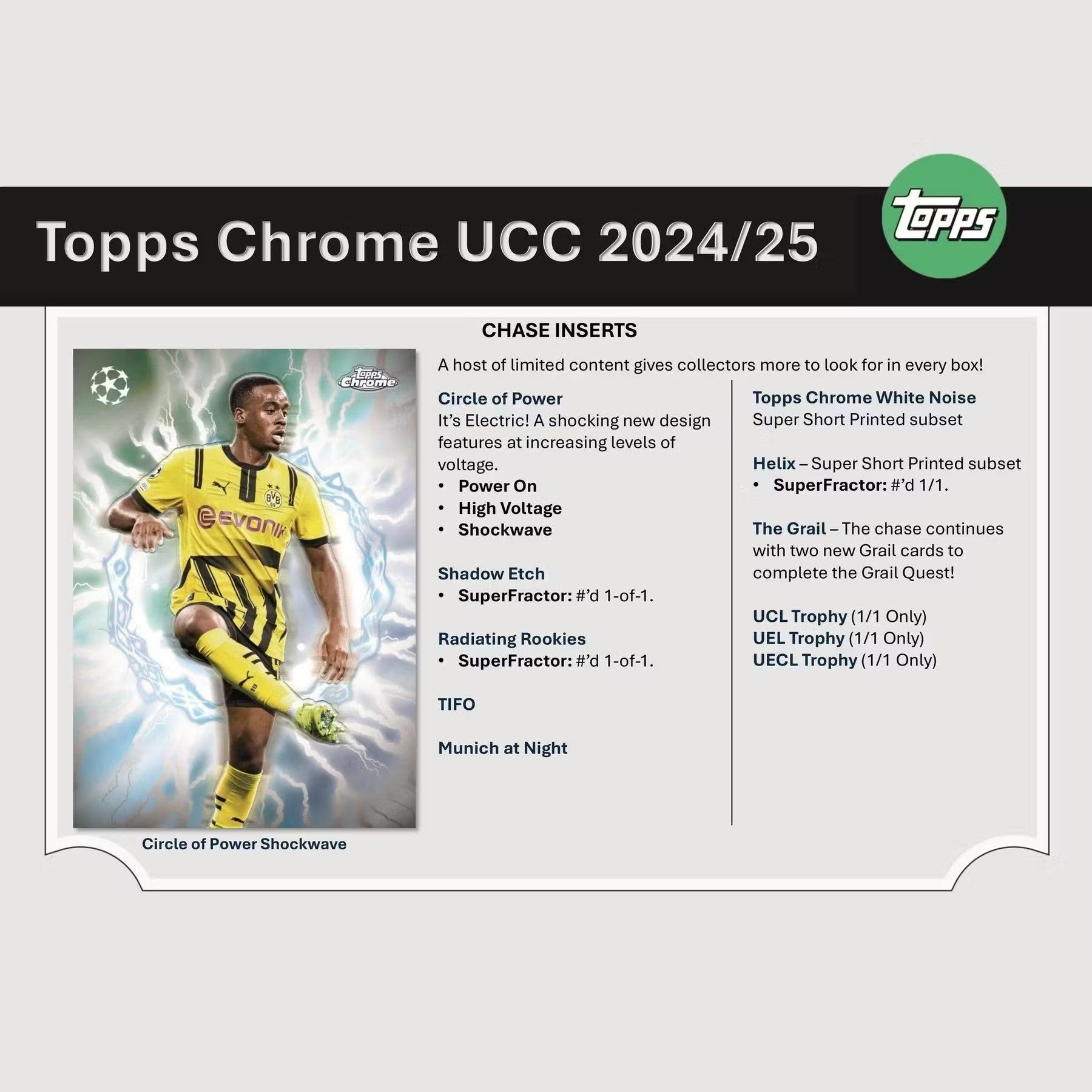 Best Deal - 2024-25 Topps Chrome UEFA Club Competitions Soccer Hobby Box
