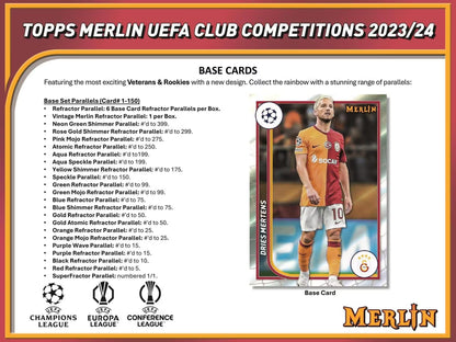 Best Deal - 2023-24 Topps UEFA Club Competitions Merlin Chrome Soccer Hobby Box