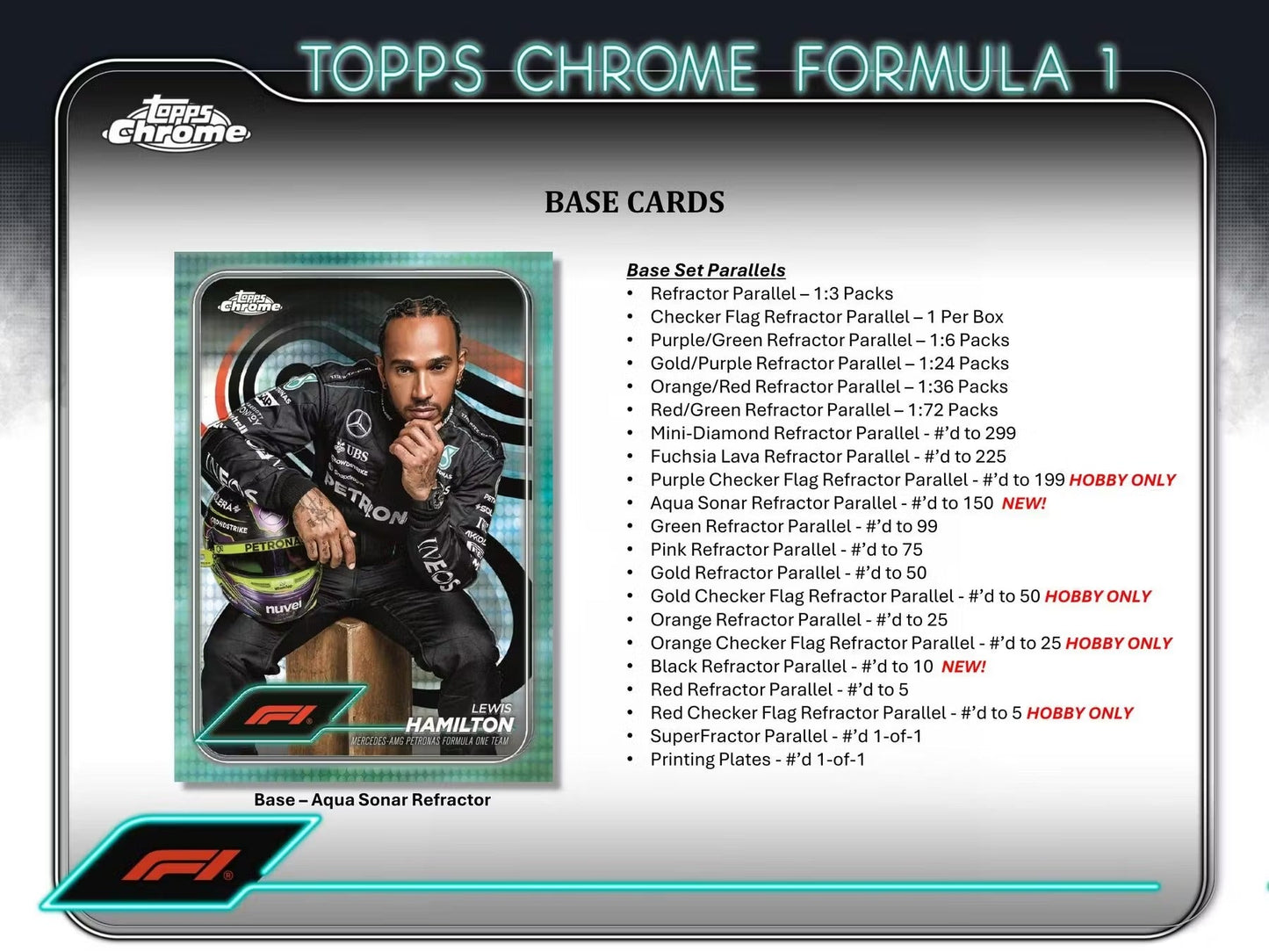 Best Deal - 2024 Topps Chrome F1 Formula 1 Hobby Box