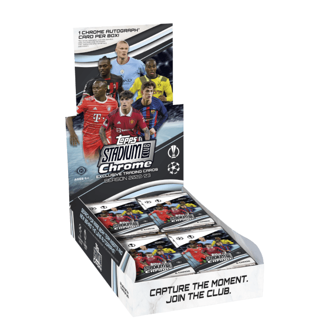 Best Deal - 22-23 Topps UEFA UCC Stadium Club Chrome Hobby Box Soccer Trading Cards